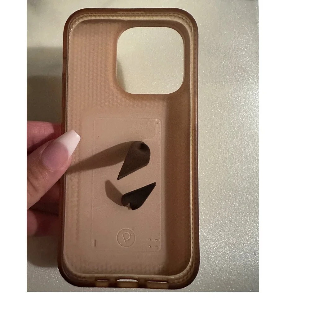 Loopy Case iPhone 14 Pro Gold Leopard Print Metallic Phone Cover w/ Loop Cheetah